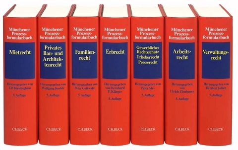 Münchener Prozessformularbuch Gesamtwerk