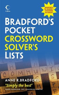 Collins Bradford’s Pocket Crossword Solver’s Lists - Anne R. Bradford