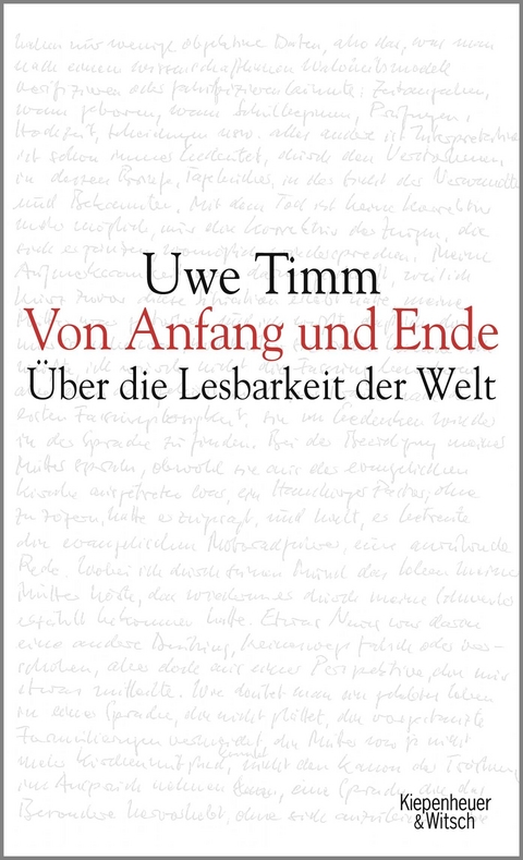 Von Anfang und Ende - Uwe Timm