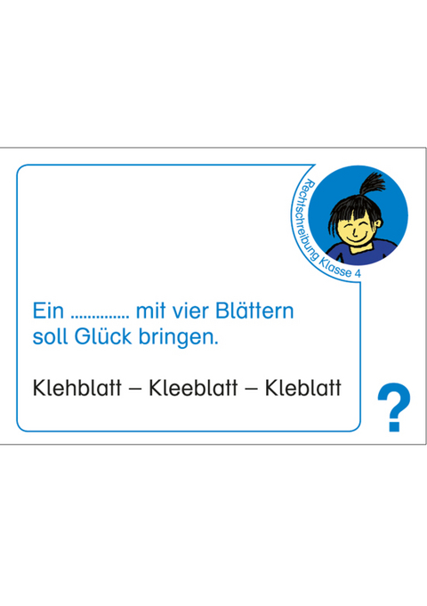 Trainy Karten Rechtschreibung 4. Klasse - Peter Kürsteiner