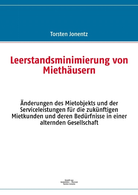 Leerstandsminimierung von Miethäusern - Torsten Jonentz