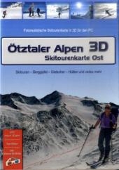 Ötztaler Alpen 3D - Skitourenkarte Ost