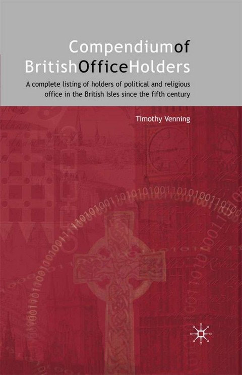 Compendium of British Office Holders - Timothy Venning