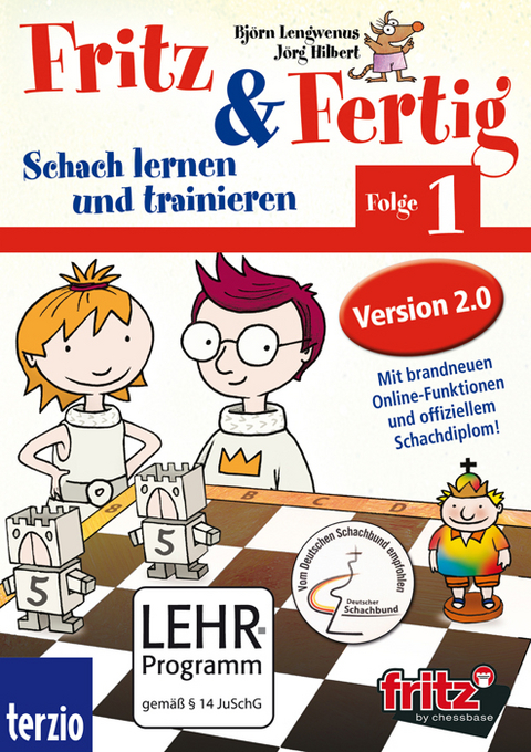 Fritz & Fertig Folge 1 - Schach lernen und trainieren (Version 3.0) - Jörg Hilbert, Björn Lengwenus