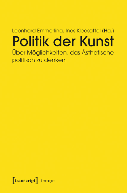 Politik der Kunst - 