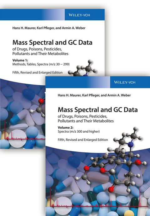 Mass Spectral Library of Drugs, Poisons, Pesticides, Pollutants,... / Mass Spectral and GC Data of Drugs, Poisons, Pesticides, Pollutants, and Their Metabolites - Hans H. Maurer, Karl Pfleger, Armin A. Weber