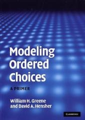 Modeling Ordered Choices - William H. Greene, David A. Hensher