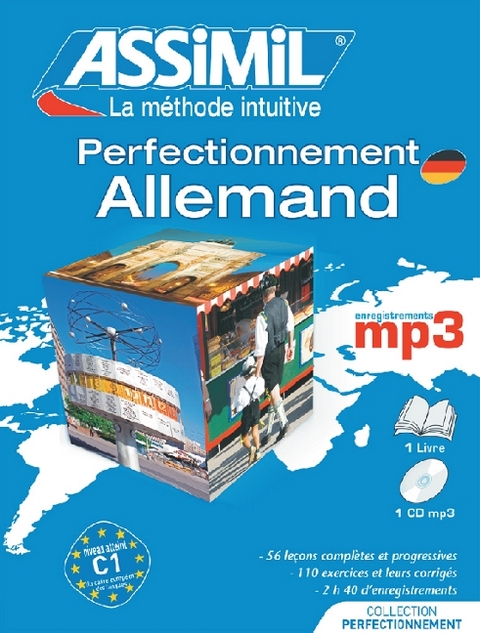 Assimil Perfectionnement Allemand, Lehrbuch und MP3-CD - 