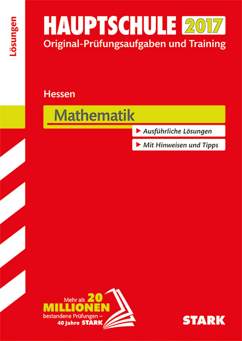 Abschlussprüfung Hauptschule Hessen - Mathematik Lösungsheft