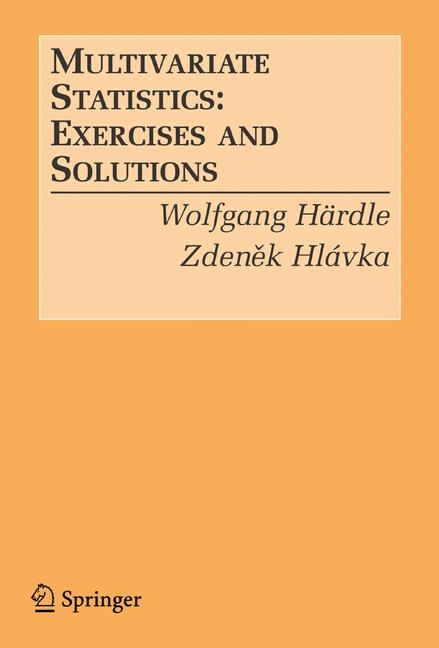 Multivariate Statistics: -  Wolfgang Karl Hardle,  Zdenek Hlavka