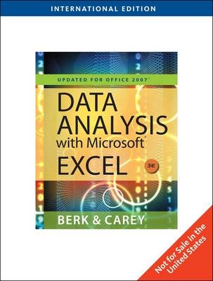 Data Analysis with Microsoft Excel - Kenneth Berk, Partrick Carey