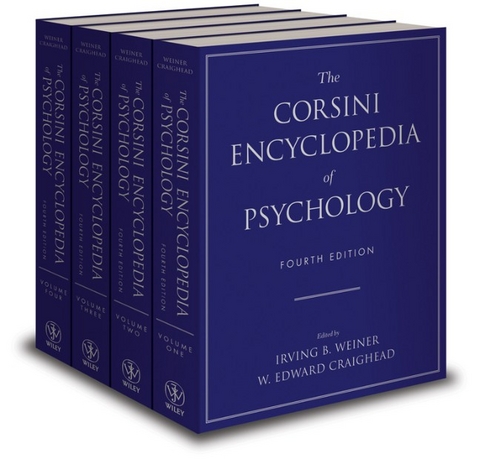 The Corsini Encyclopedia of Psychology, 4 Volume Set - 