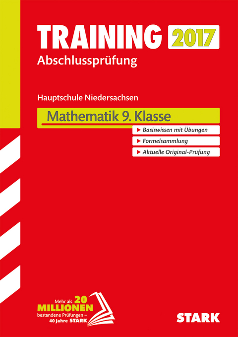 Training Abschlussprüfung Hauptschule Niedersachsen - Mathematik 9. Klasse