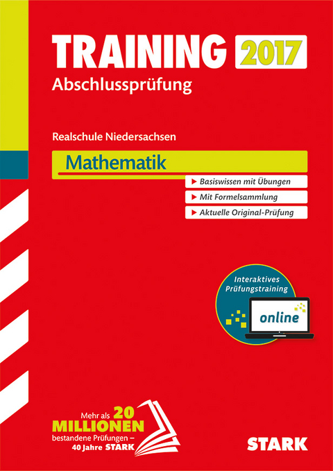 Training Abschlussprüfung Realschule Niedersachsen - Mathematik - inkl. Online-Prüfungstraining