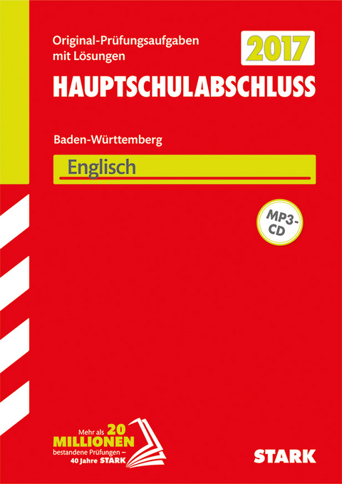 Abschlussprüfung Hauptschule Baden-Württemberg - Englisch, mit MP3-CD