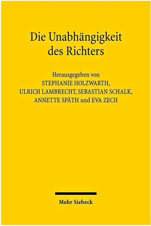 Die Unabhängigkeit des Richters - 