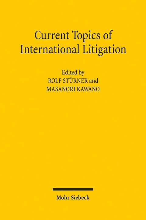 Current Topics of International Litigation - 