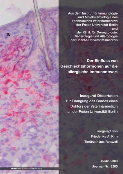 Der Einfluss von Geschlechtshormonen auf die allergische Immunantwort - Friederike Kirn