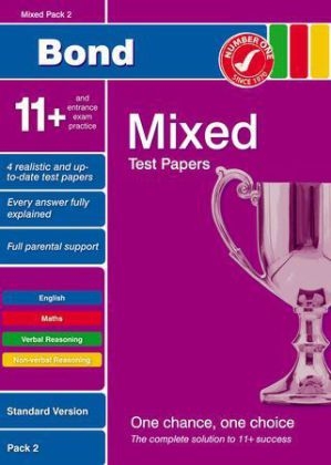 Bond 11+ Test Papers Mixed Pack 2 Standard - Frances Down, Alison Primrose, Sarah Lindsay