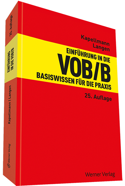 Einführung in die VOB/B - Klaus D. Kapellmann, Werner Langen