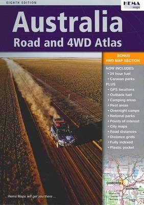 Australia Road and 4WD Atlas -  Hema Maps