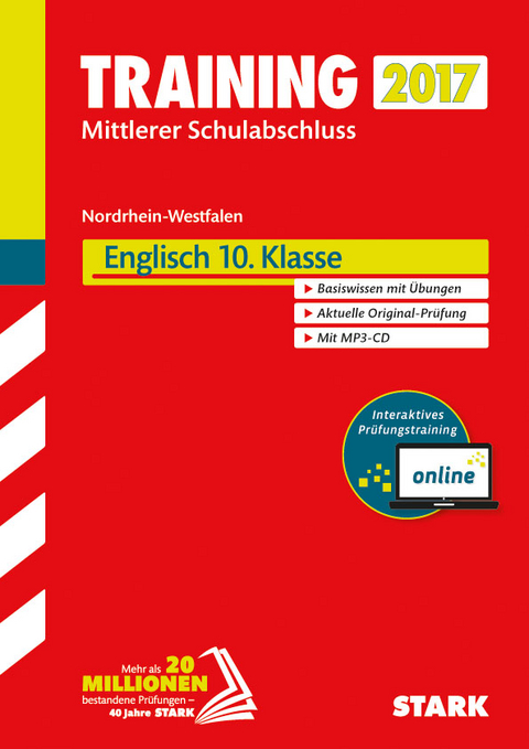 Training Zentrale Prüfung Realschule / Hauptschule Typ B NRW - Englisch mit MP3-CD - inkl. Online-Prüfungstraining