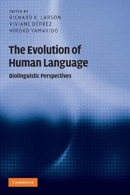 The Evolution of Human Language - 