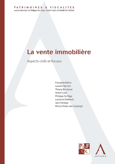 La vente immobiliere -  Collectif