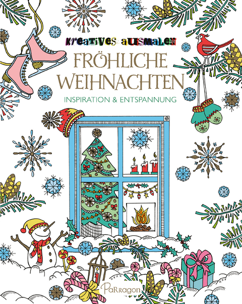 Kreatives ausmalen - Fröhliche Weihnachten