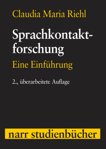 Sprachkontaktforschung - Claudia M Riehl