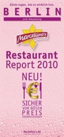 Marcellino's Restaurant Report Berlin 2010 - Edition Pink-Champagne - 