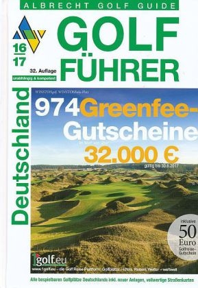 Albrecht Golf Guide Golf Führer Deutschland 2016