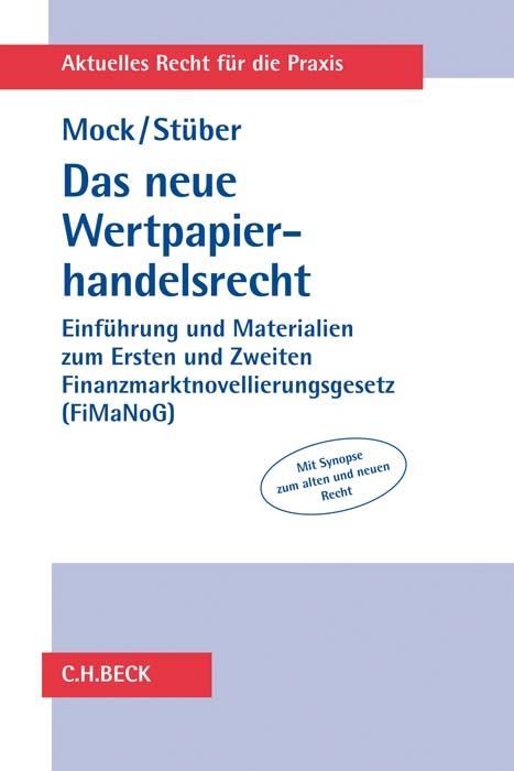 Das neue Wertpapierhandelsrecht - 