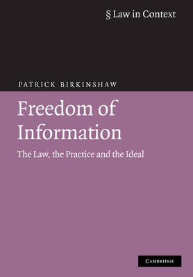 Freedom of Information - Patrick Birkinshaw