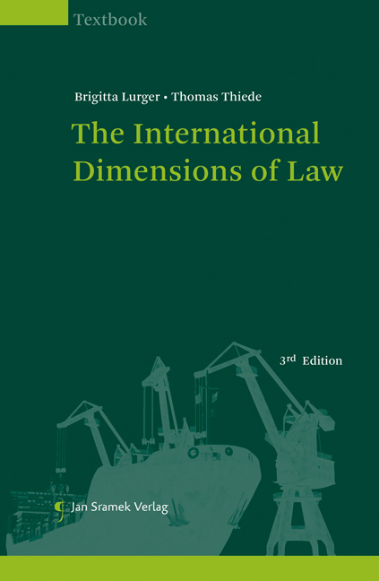 The International Dimensions of Law - Lurger Brigitta, Thiede Thomas