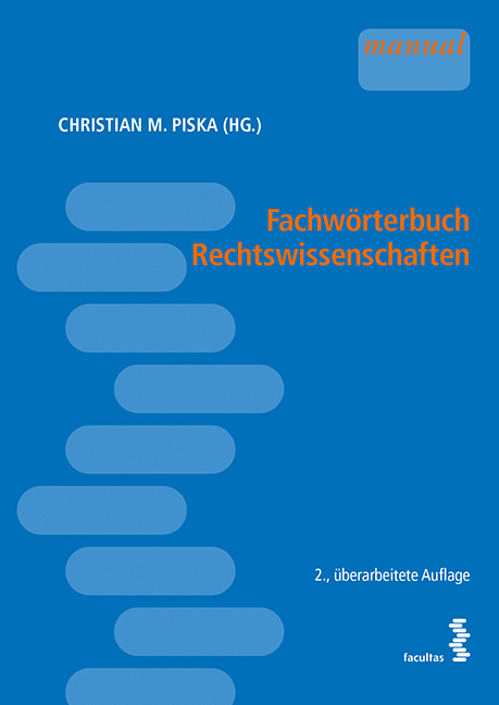 Fachwörterbuch Rechtswissenschaften - 