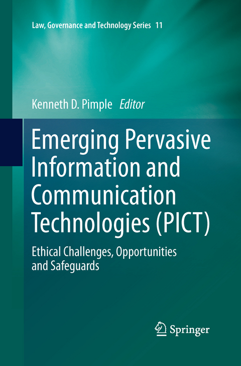 Emerging Pervasive Information and Communication Technologies (PICT) - 