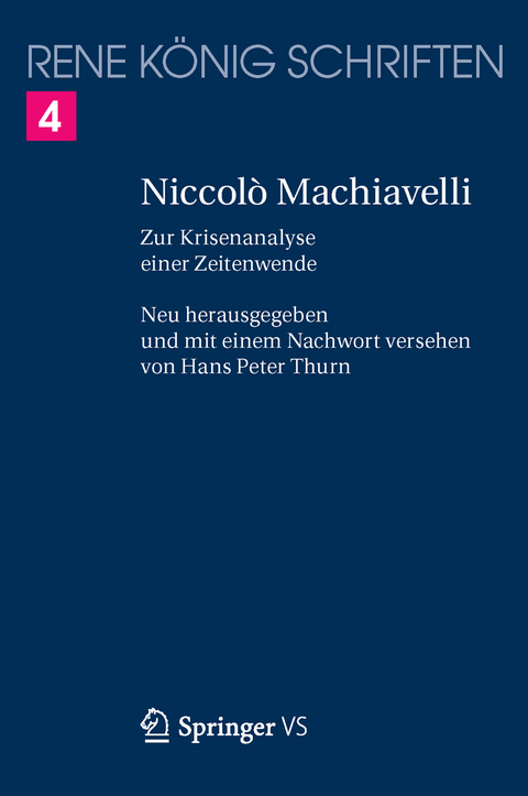 Niccolò Machiavelli - René König