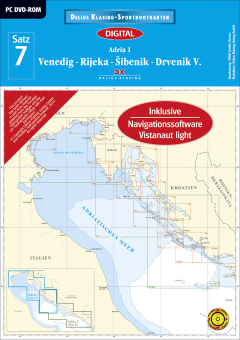 Satz 7: Venedig - Rijeka - Šibenik - Drvenik V. (DVD-ROM, Ausgabe 2016)