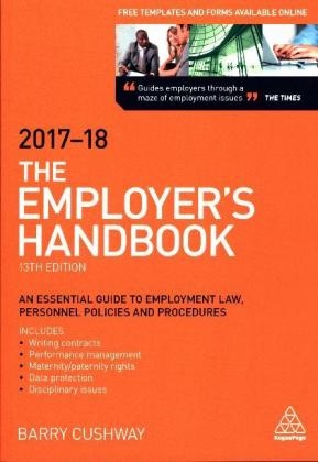 Employer's Handbook 2017-2018 -  Barry Cushway