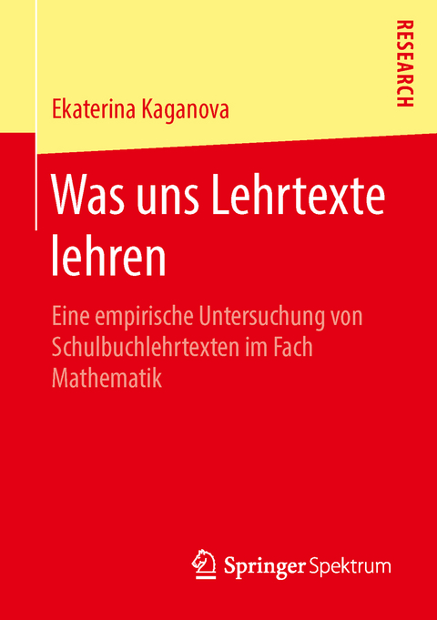 Was uns Lehrtexte lehren - Ekaterina Kaganova