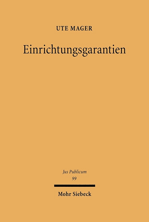 Einrichtungsgarantien - Ute Mager