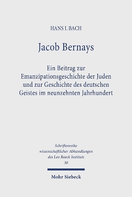 Jacob Bernays - Hans I. Bach