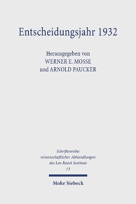 Entscheidungsjahr 1932 - 