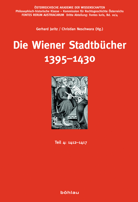 Die Wiener Stadtbücher 1395-1430 - 