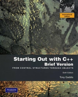 Starting Out with C++ Brief - Tony Gaddis