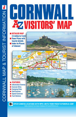 Conrwall Visitors Map -  Geographers' A-Z Map Company