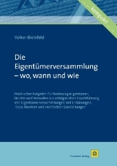 Die Eigentümerversammlung - wo, wann und wie - Volker Bielefeld