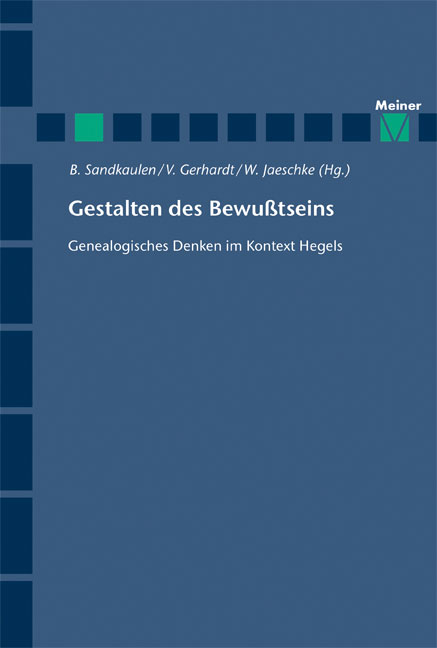 Gestalten des Bewußtseins - 