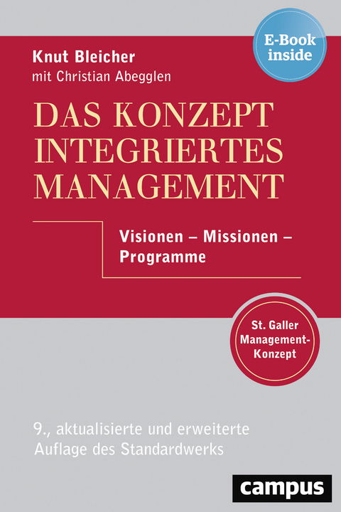 Das Konzept Integriertes Management - Knut Bleicher, Christian Abegglen